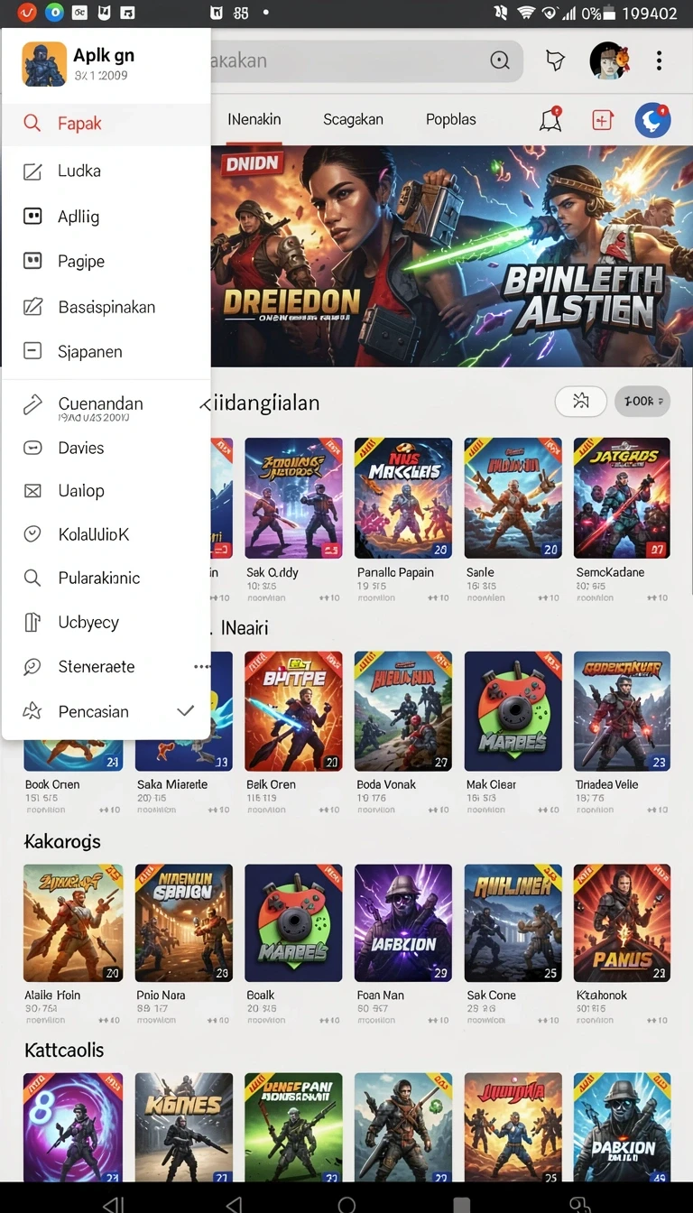Beragam pilihan permainan menarik dalam aplikasi zeus4d APK Terbaru untuk Android Tanpa Iklan.