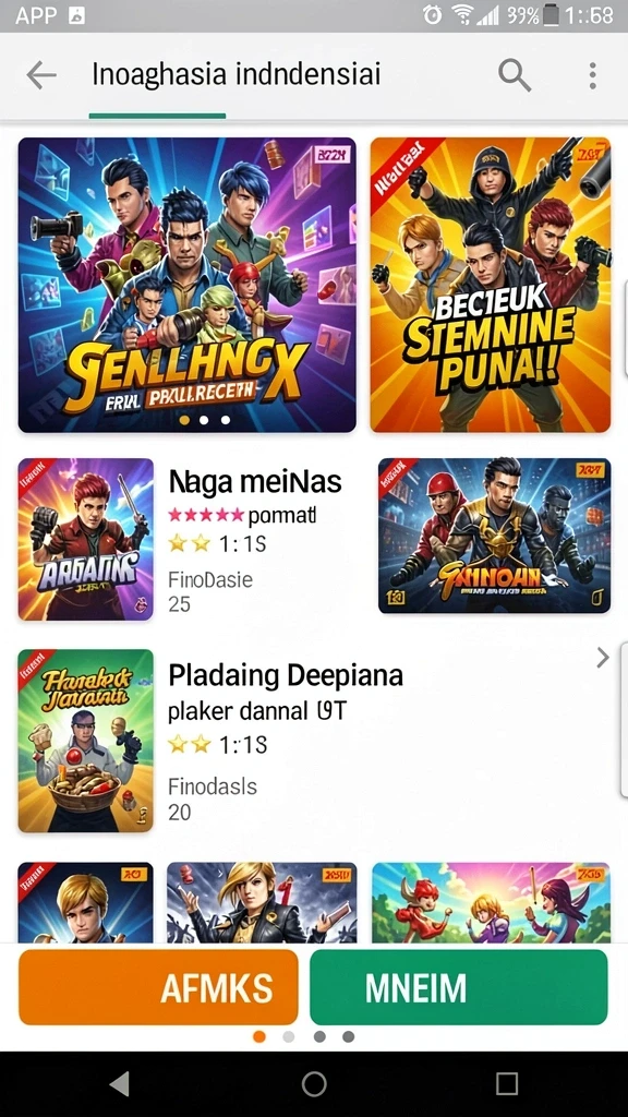 Beragam pilihan permainan menarik dalam aplikasi Cara Download dan Instal domino4d di Android.
